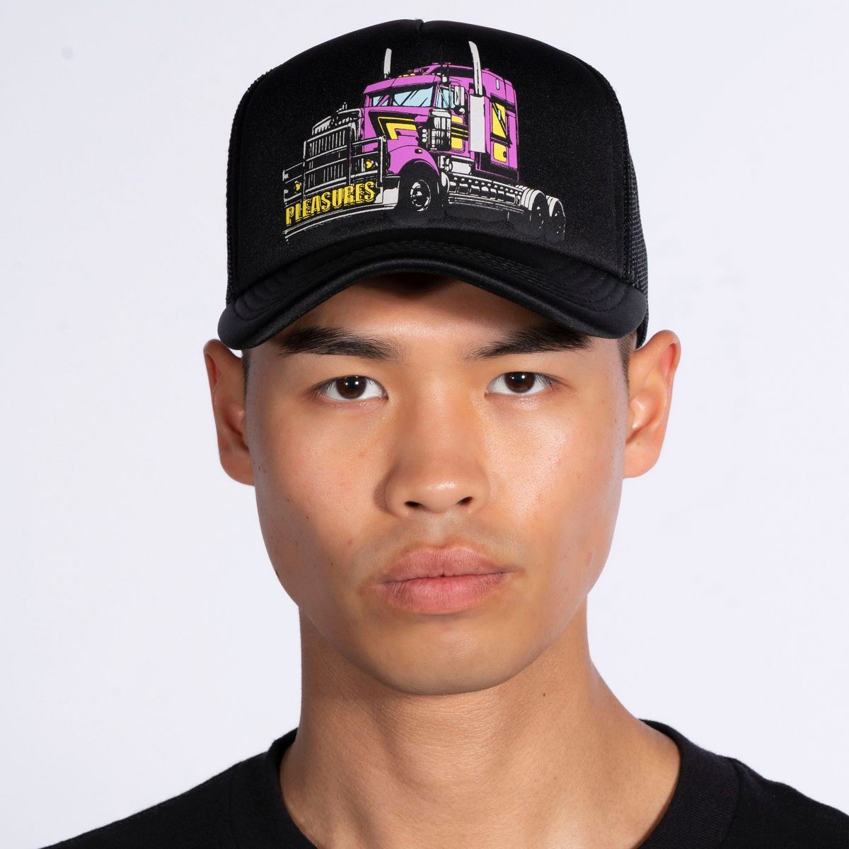 ��PLEASURES/�ץ쥸�㡼����SEMI TRUCKER ����å� / BLACK