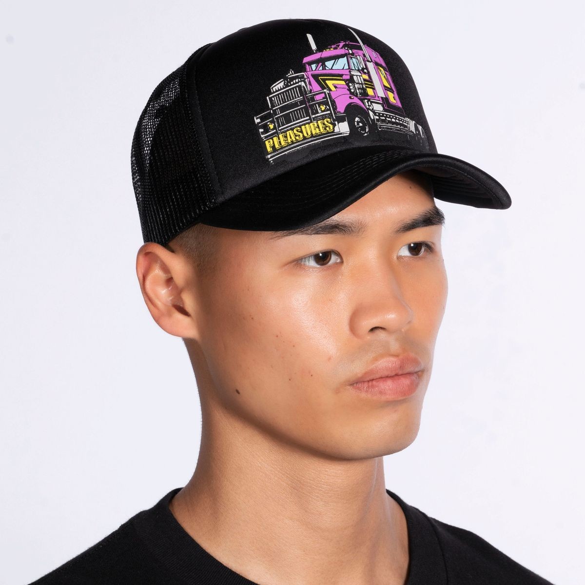 ��PLEASURES/�ץ쥸�㡼����SEMI TRUCKER ����å� / BLACK