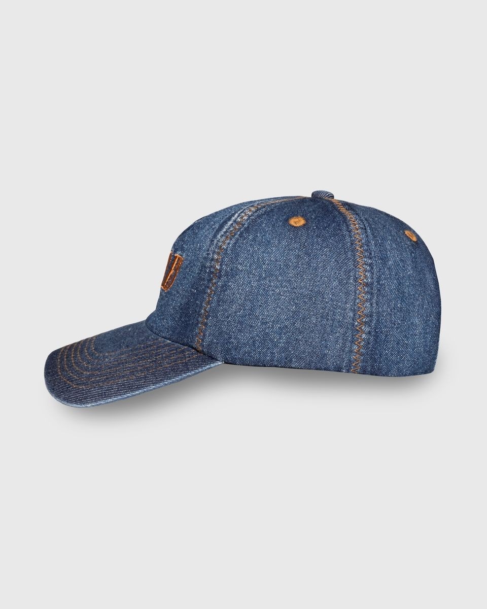 ��PLEASURES/�ץ쥸�㡼����ZIG ZAG DENIM CAP ����å� / INDIGO