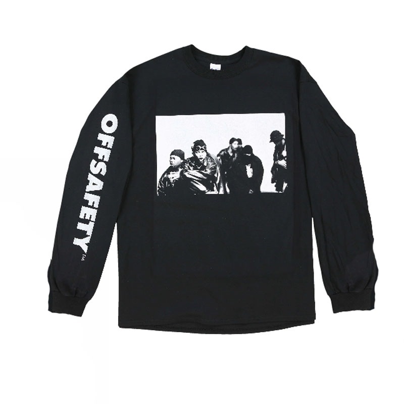 ��OFF SAFETY/���ե����եƥ�����SWARM L/S T-SHIRT ����T����� / BLK �֥�å� ��