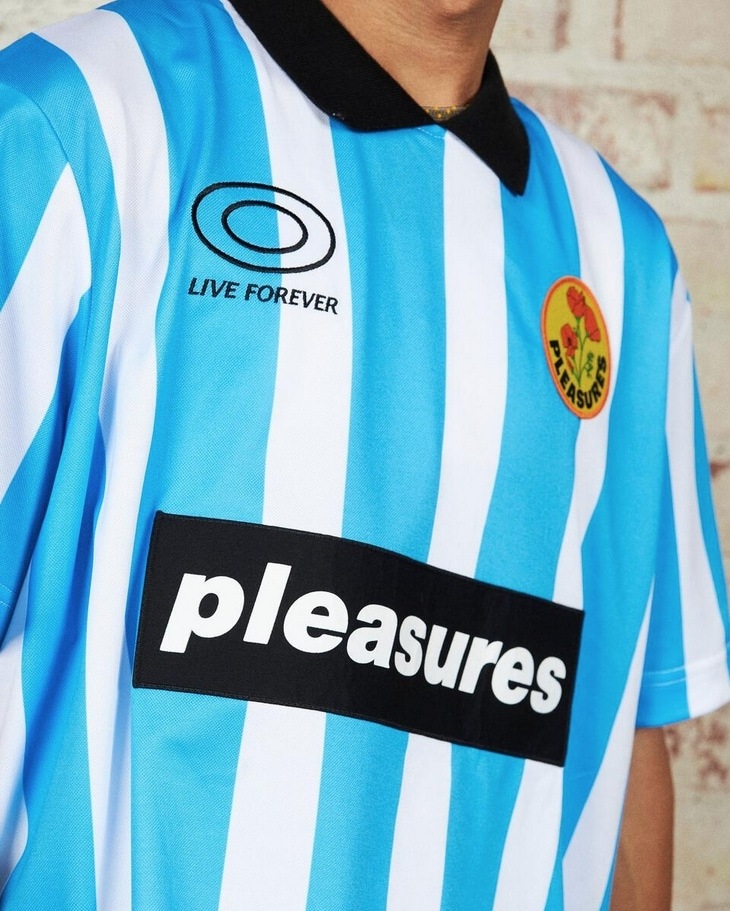 PLEASURES/ץ쥸㡼PENALTY SOCCER JERSEY å㡼 / BLUE ֥롼 