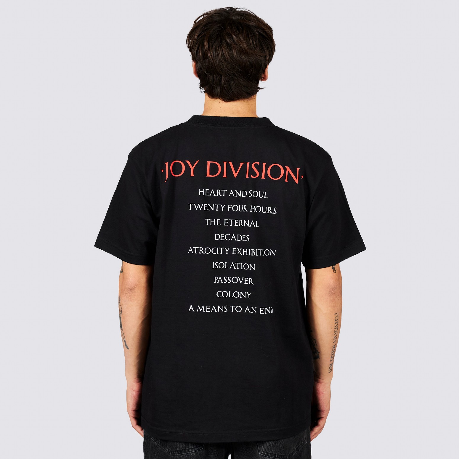 ��PLEASURES/�ץ쥸�㡼����JOY DIVISION/���祤���ǥ�����������HANDS T-SHIRT T����� / BLACK