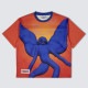 PLEASURES/ץ쥸㡼AUSTIN LEEANGEL FOOTBALL JERSEY T / ORANGE
