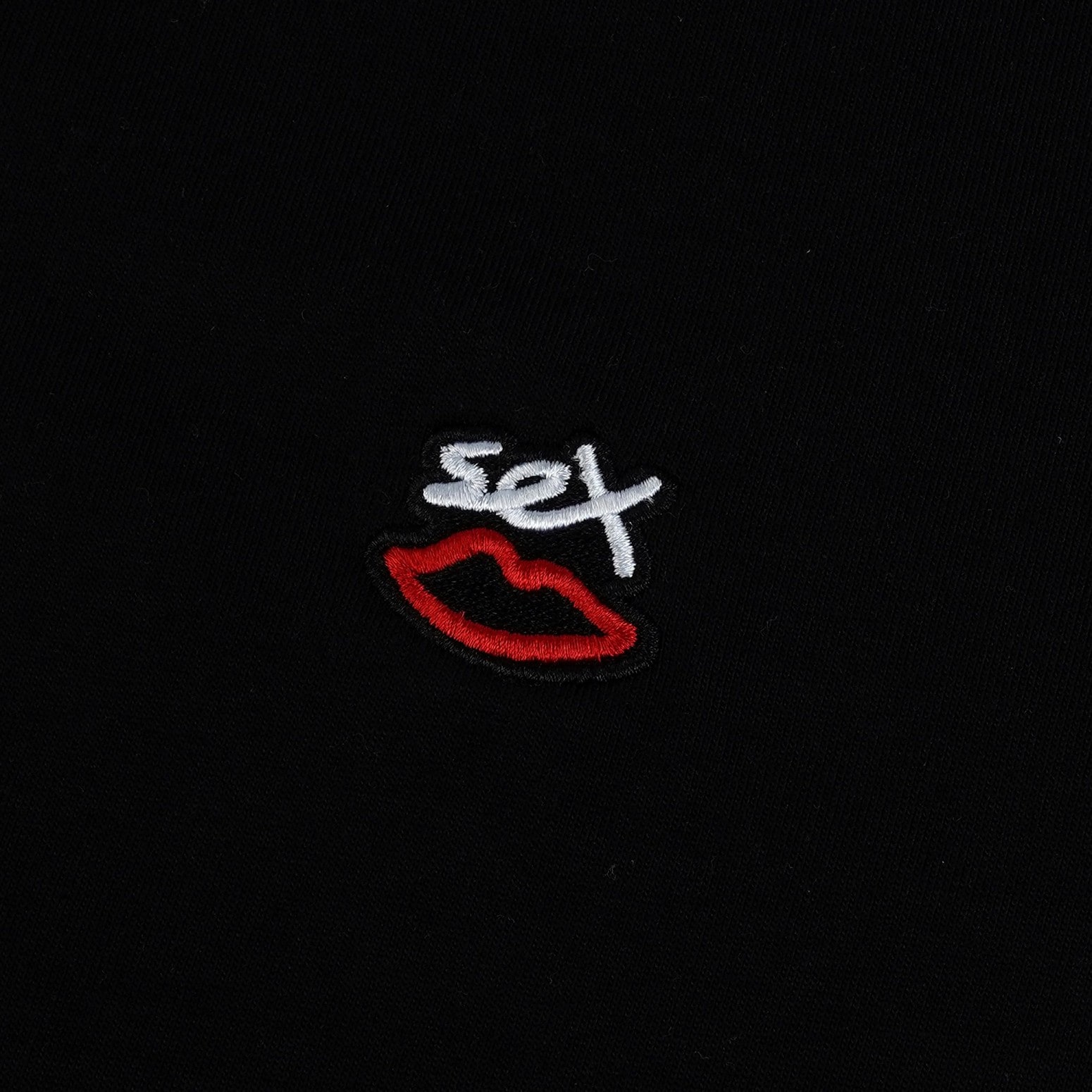 SEX SKATEBOARDS/åȥܡɡMINI EMBROIDERED LOGO  T / BLACK