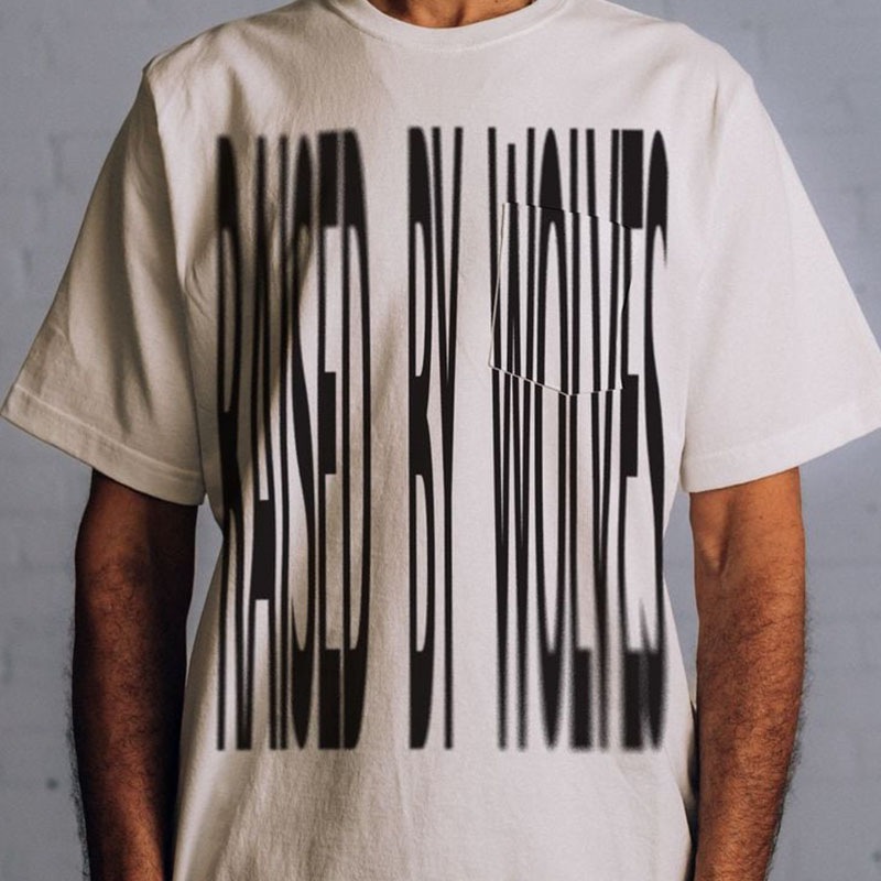 ��RAISED BY WOLVES/�쥤���ɥХ�����֥���STRETCH POCKET TEE T����� / WHITE