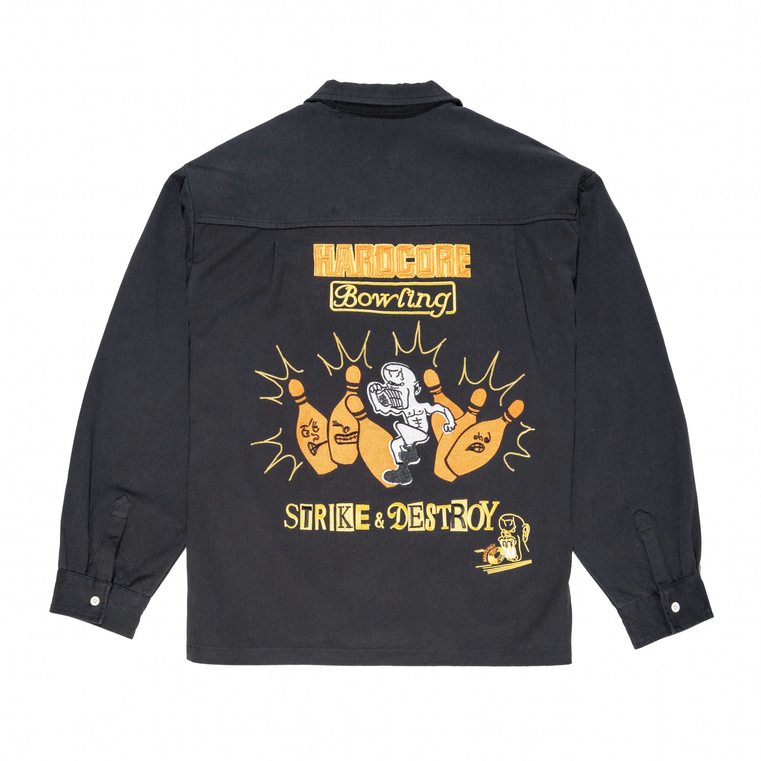 PAS DE MER/ѥɥBOWLING SHIRT Ĺµ / BLACK