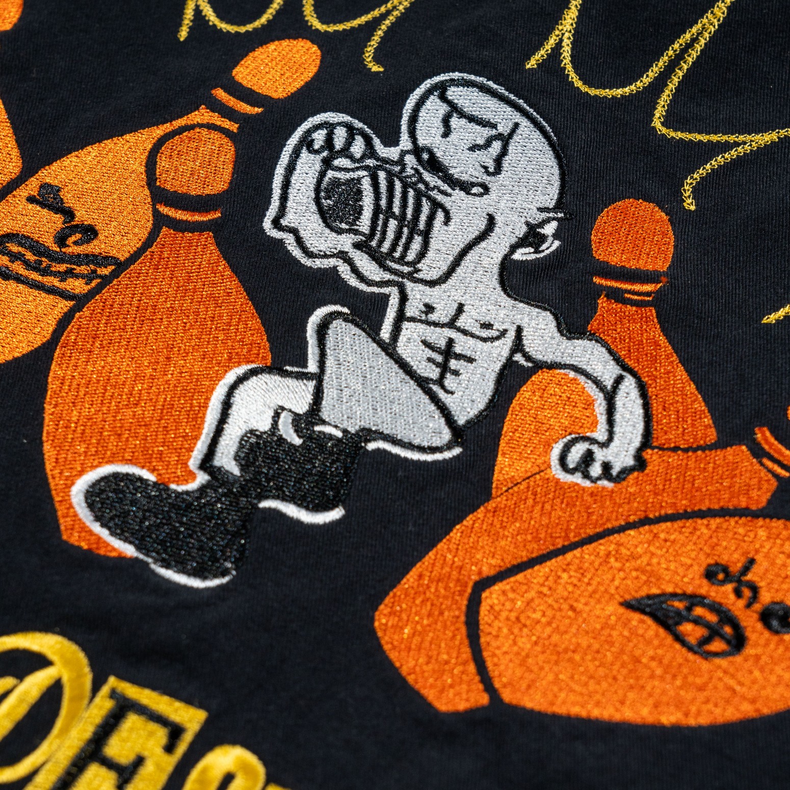 PAS DE MER/ѥɥBOWLING SHIRT Ĺµ / BLACK