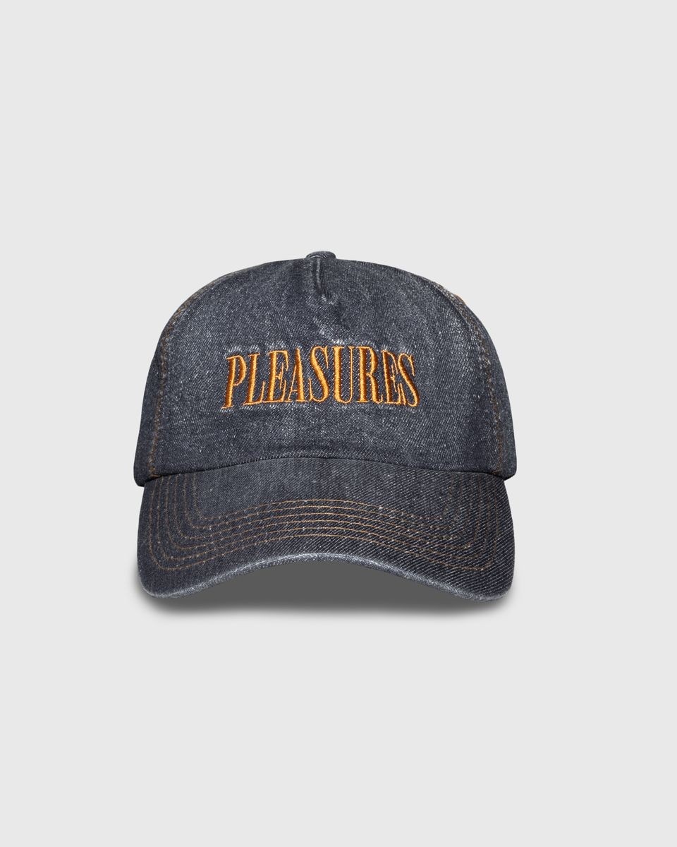 ��PLEASURES/�ץ쥸�㡼����ZIG ZAG DENIM CAP ����å� / BLACK