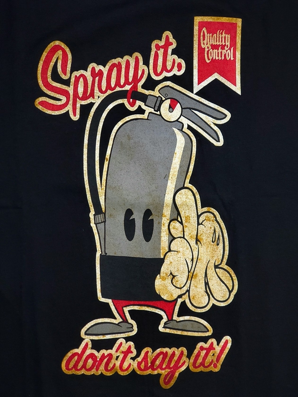 DISSIZIT/ǥåȡELLIOT TEE T (QUALITY CONTROL COLLAB) / BLACK ֥å