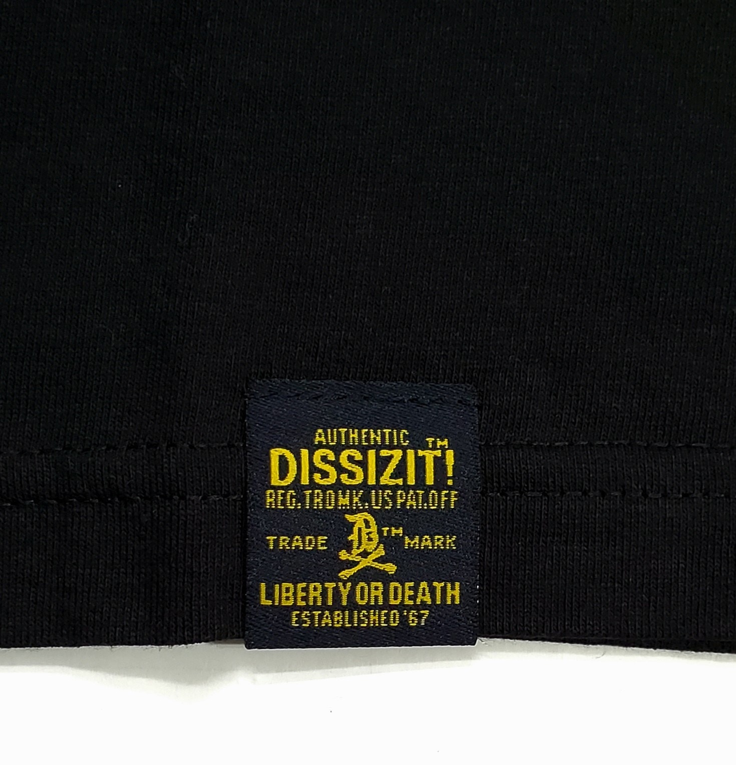 DISSIZIT/ǥåȡELLIOT TEE T (QUALITY CONTROL COLLAB) / BLACK ֥å