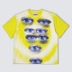 ��PLEASURES/�ץ쥸�㡼����AUSTIN LEE��HUMAN EYES HEAVYWEIGHT SHIRT T����� / YELLOW