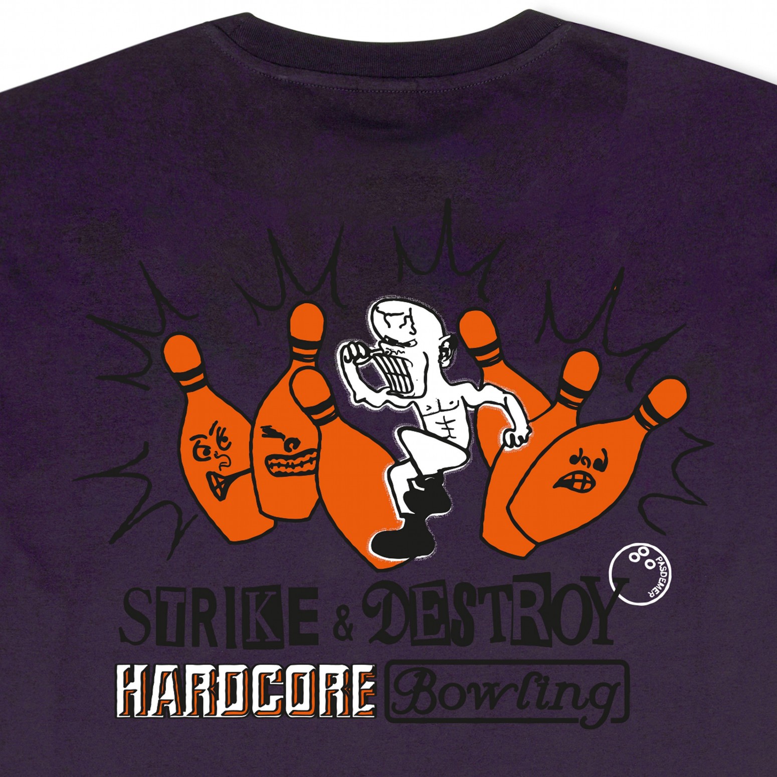 PAS DE MER/ѥɥBOWLING T-SHIRT T / PURPLE