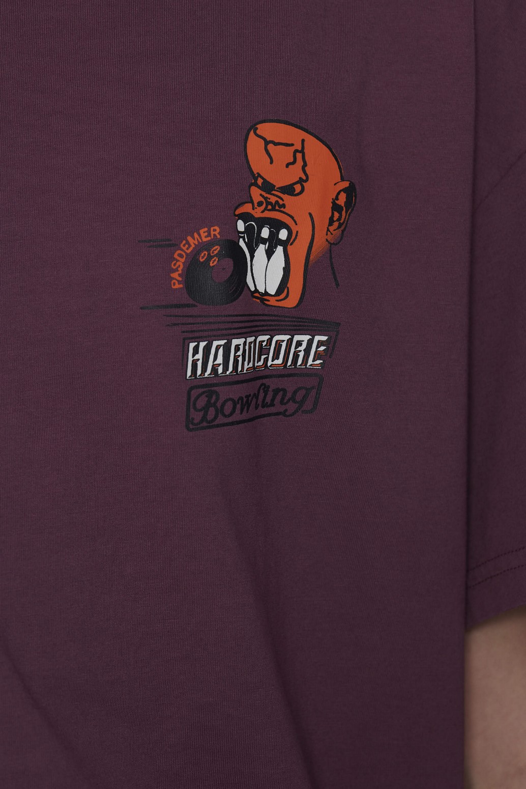 PAS DE MER/ѥɥBOWLING T-SHIRT T / PURPLE
