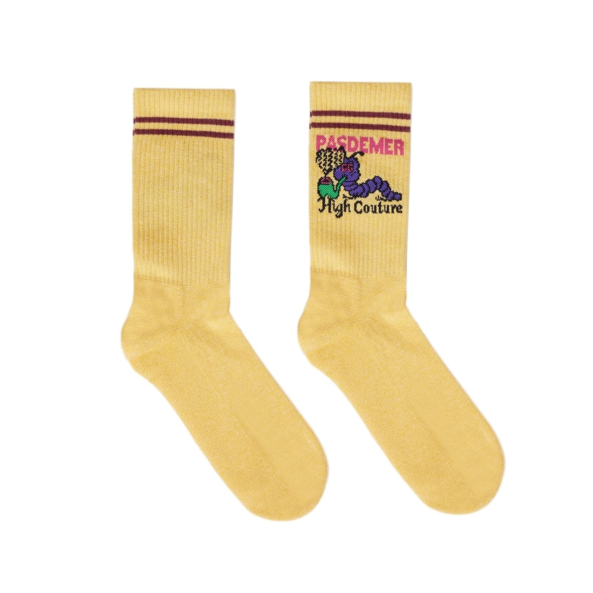 ��PAS DE MER/�ѥɥ����HIGH COUTURE SOCKS ���å��� / MUSTARD
