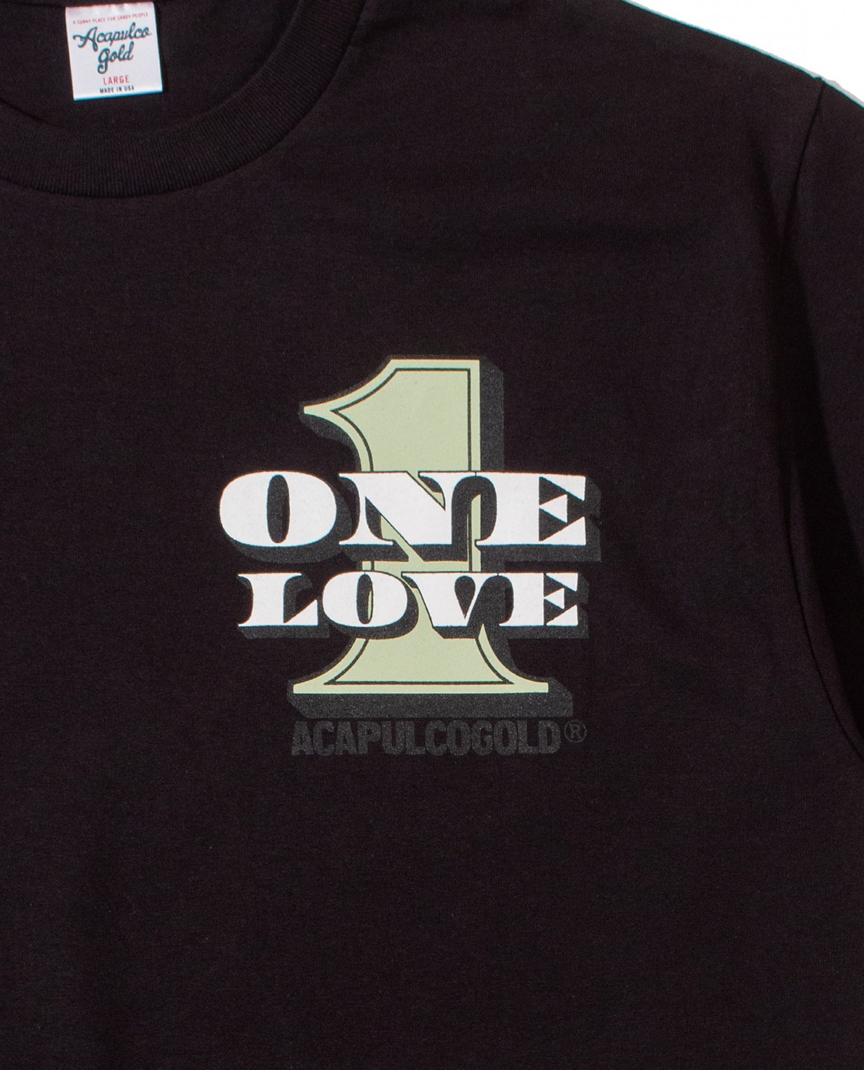 ��ACAPULCO GOLD/�����ץ륳 ������ɡ�ONE LOVE TEE T����� / BLACK