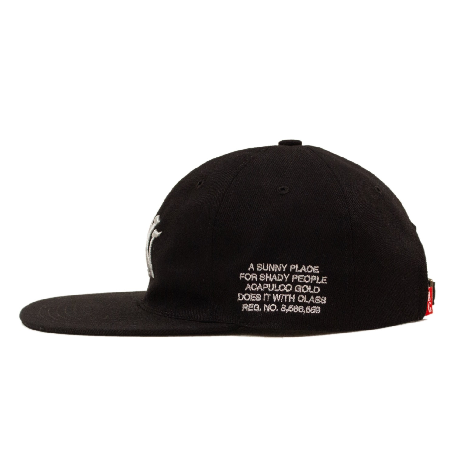 ��ACAPULCO GOLD/�����ץ륳 ������ɡ�NY LOGO 6-PANEL CAP ����å� / BLACK �֥�å�