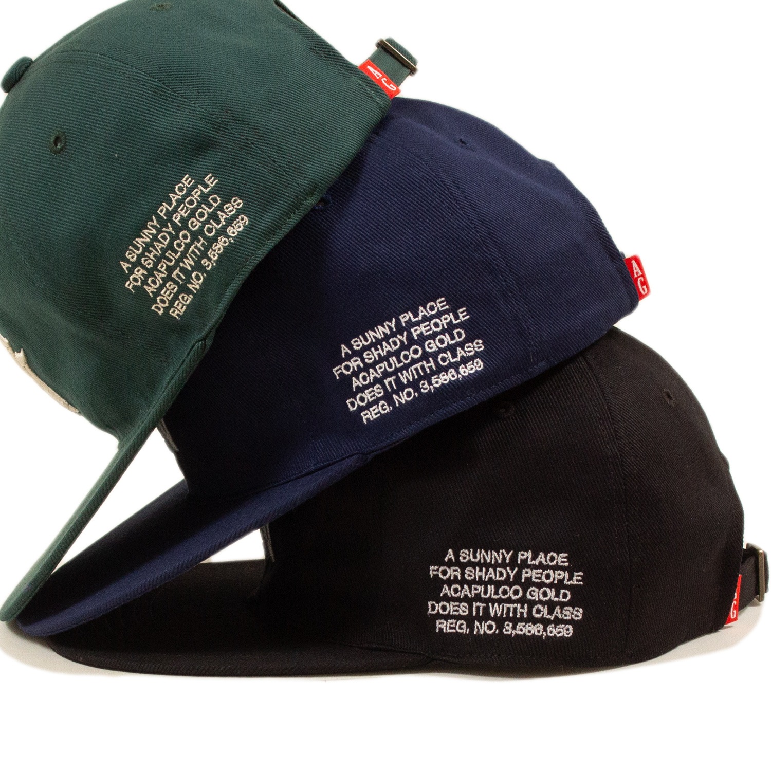 ��ACAPULCO GOLD/�����ץ륳 ������ɡ�NY LOGO 6-PANEL CAP ����å� / BLACK �֥�å�