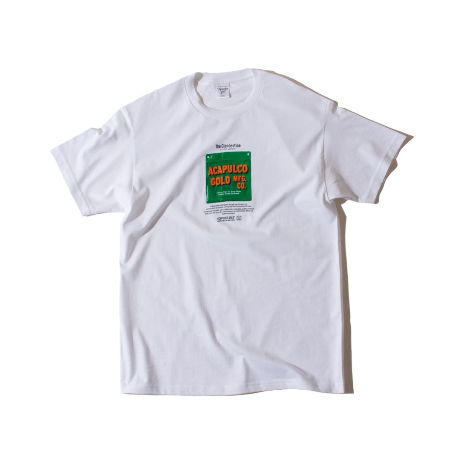 ACAPULCO GOLD/ץ륳 ɡTHE CLANDESTINE TEE  (COLLAB WITH PAKE?) T / WHITE