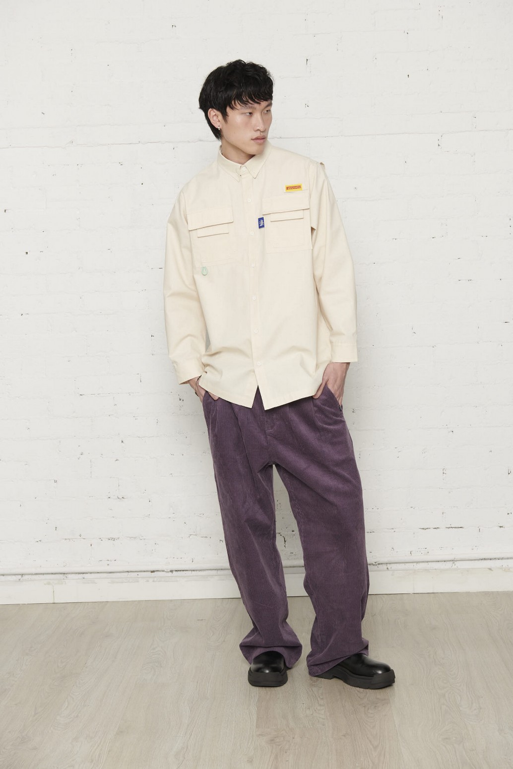 PAS DE MER/ѥɥGOOD NEWS SHIRT Ĺµ / CREAM