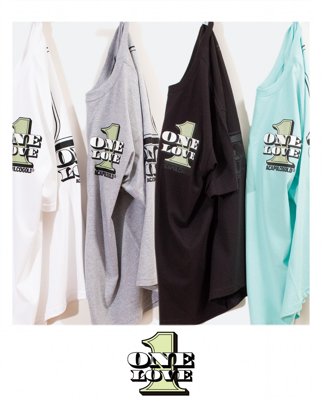 ��ACAPULCO GOLD/�����ץ륳 ������ɡ�ONE LOVE TEE T����� / CELADON