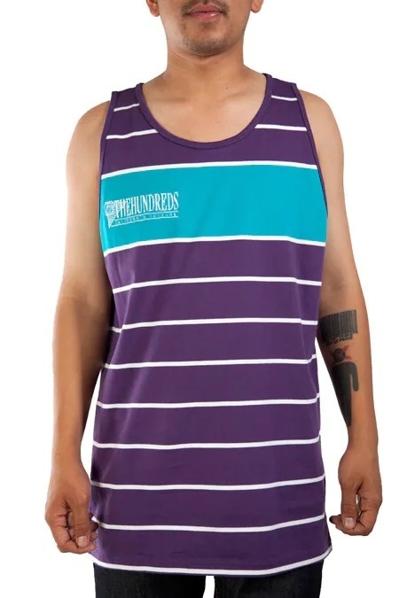 THE HUNDREDS/ϥɥåġM-HO TANK 󥯥ȥå / PURPLE/SKY BLUE