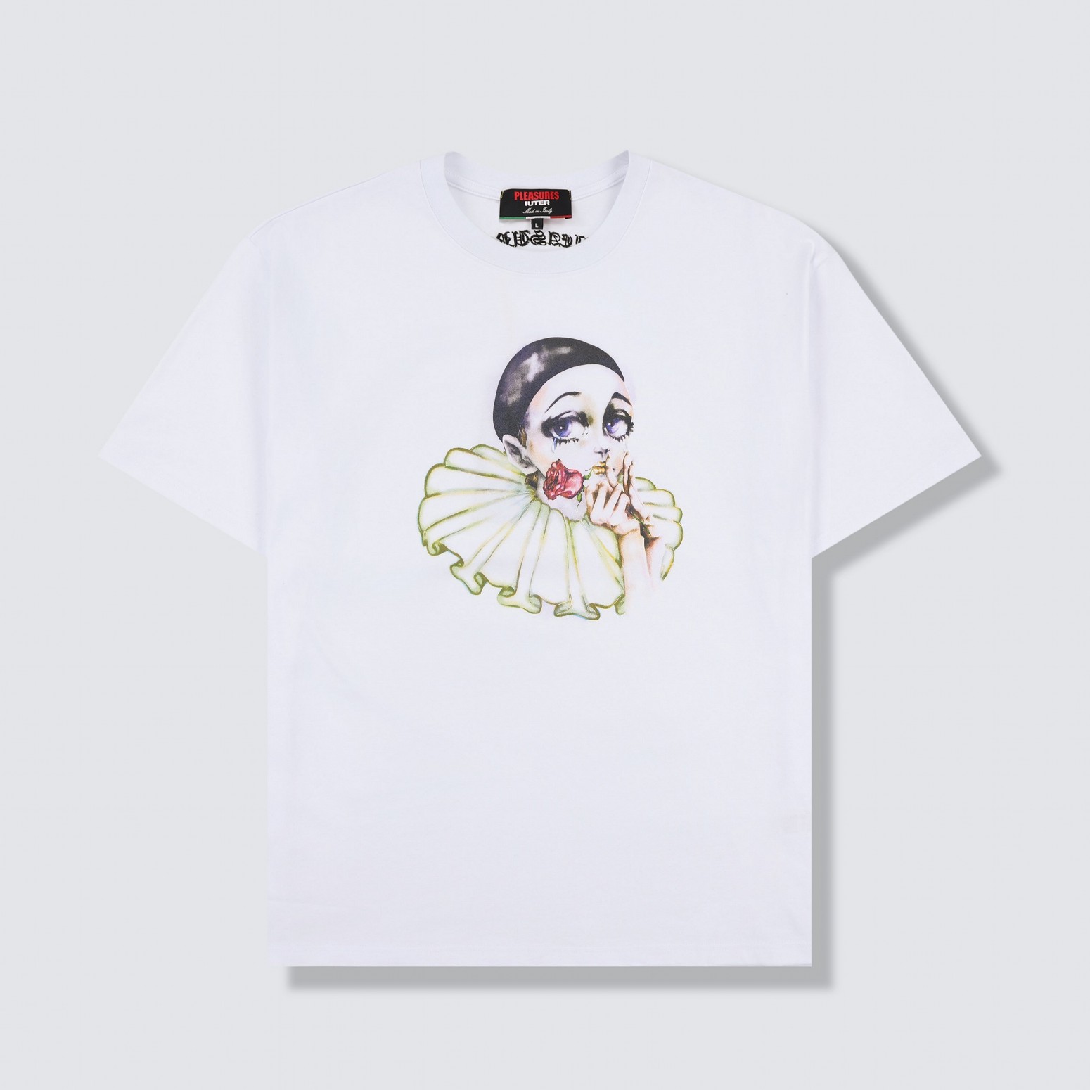 PLEASURES/ץ쥸㡼IUTER/LUNA T-SHIRT T / WHITE