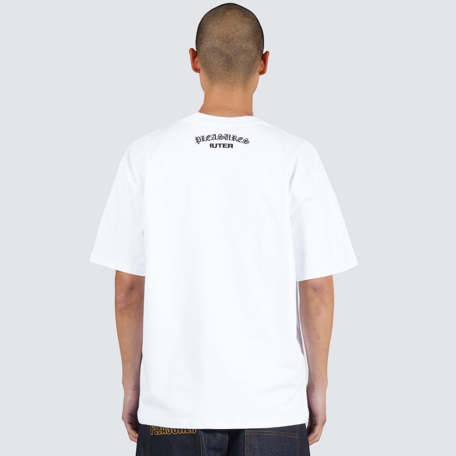 PLEASURES/ץ쥸㡼IUTER/LUNA T-SHIRT T / WHITE