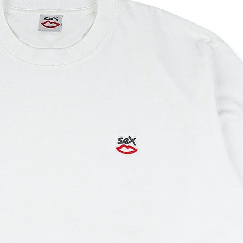 SEX SKATEBOARDS/åȥܡɡMINI EMBROIDERED LOGO  ĹµT / WHITE
