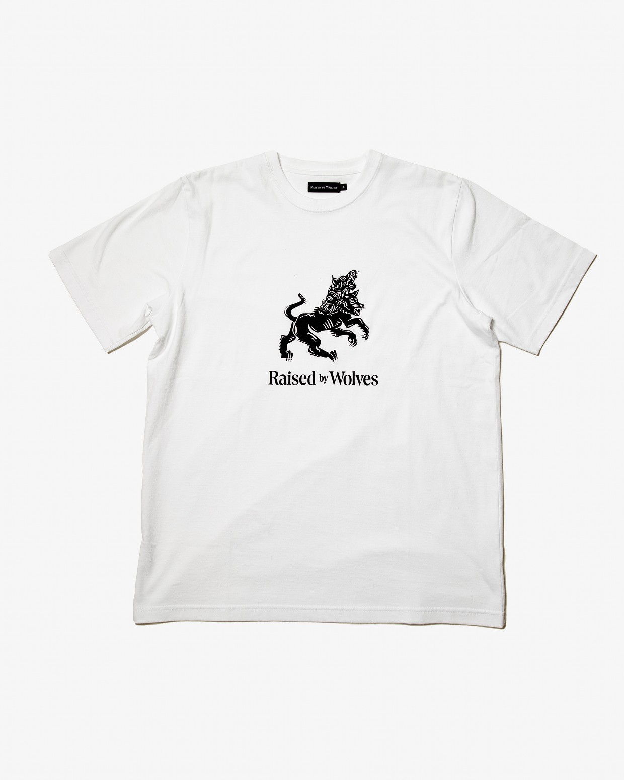 ��RAISED BY WOLVES/�쥤���ɥХ�����֥���CERBERUS TEE T����� / WHITE