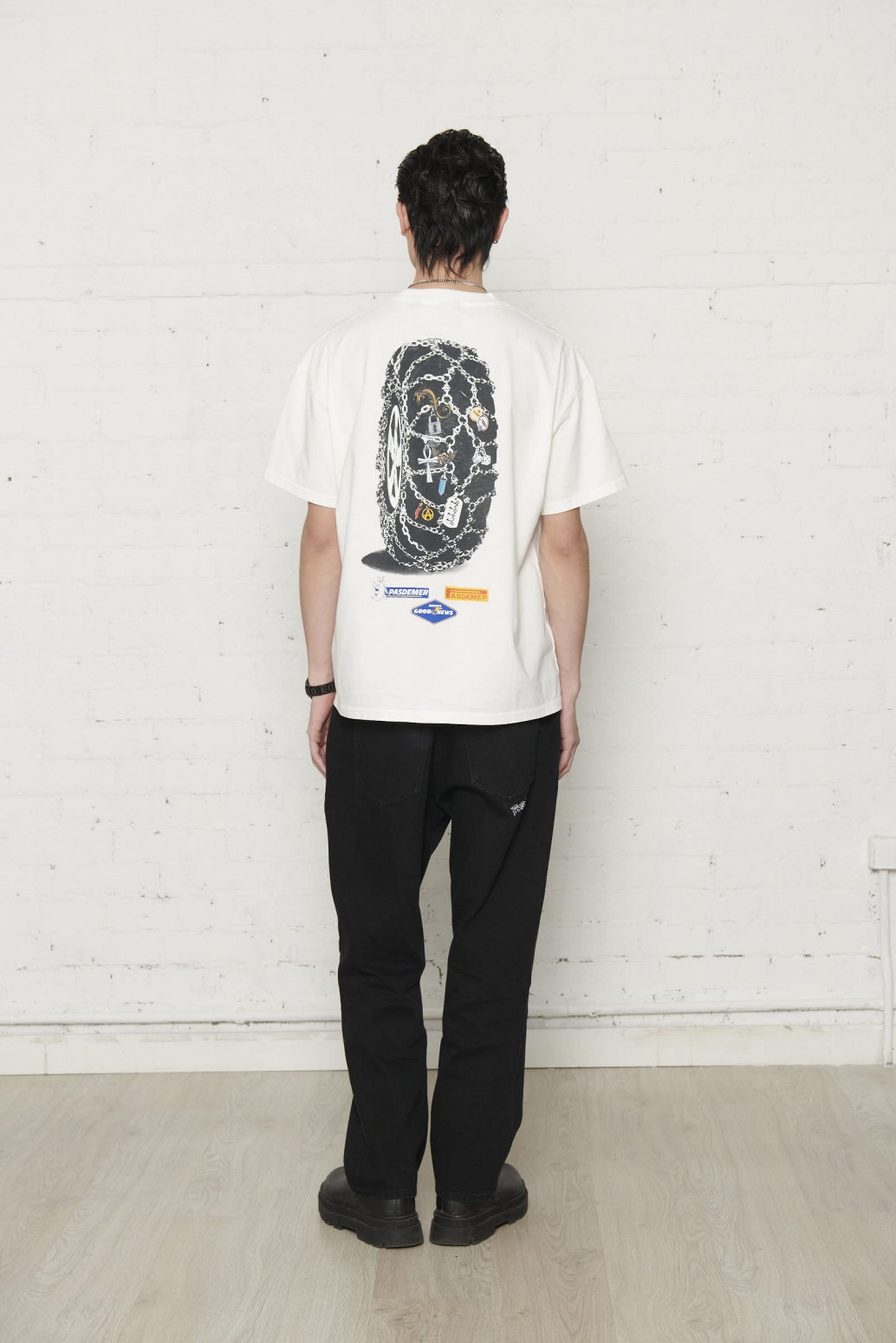 PAS DE MER/ѥɥGOOD NEWS T-SHIRT T / WHITE