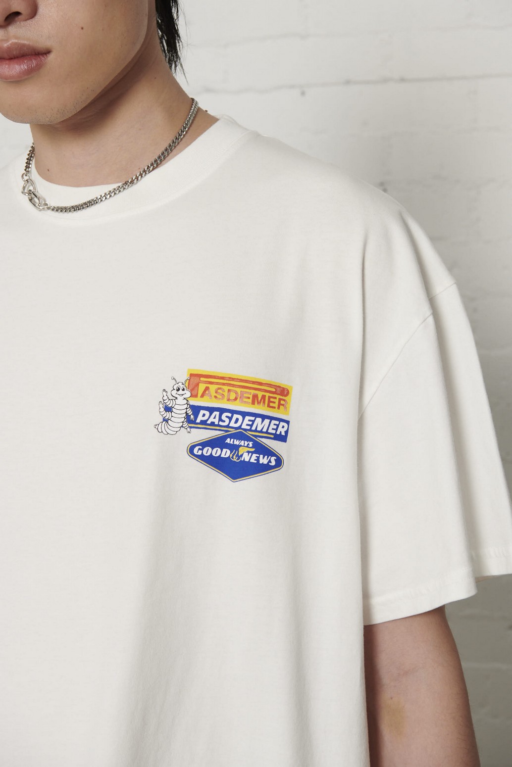 PAS DE MER/ѥɥGOOD NEWS T-SHIRT T / WHITE