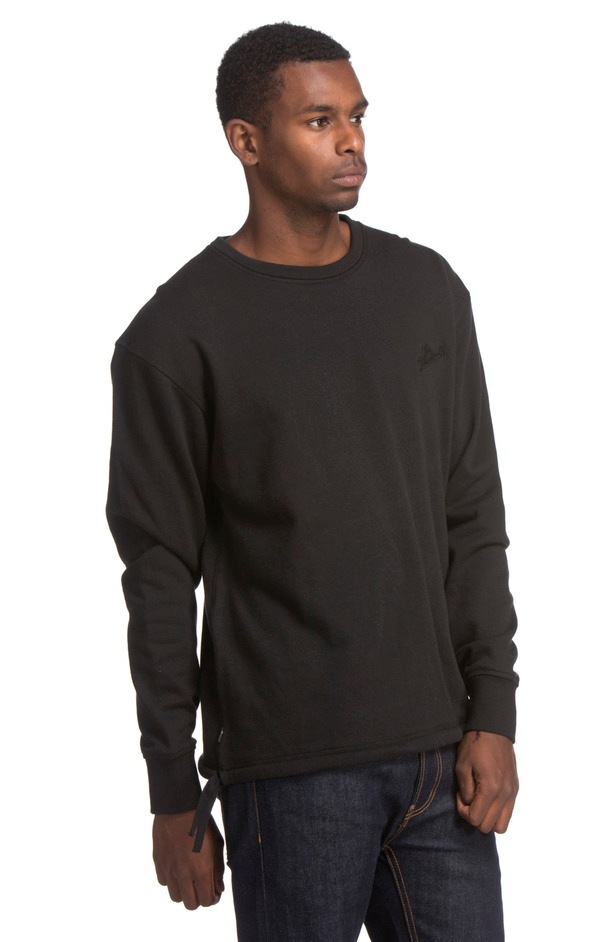 ��THE HUNDREDS/�����ϥ�ɥ�åġ�JADE CREWNECK / BLACK �֥�å� ��