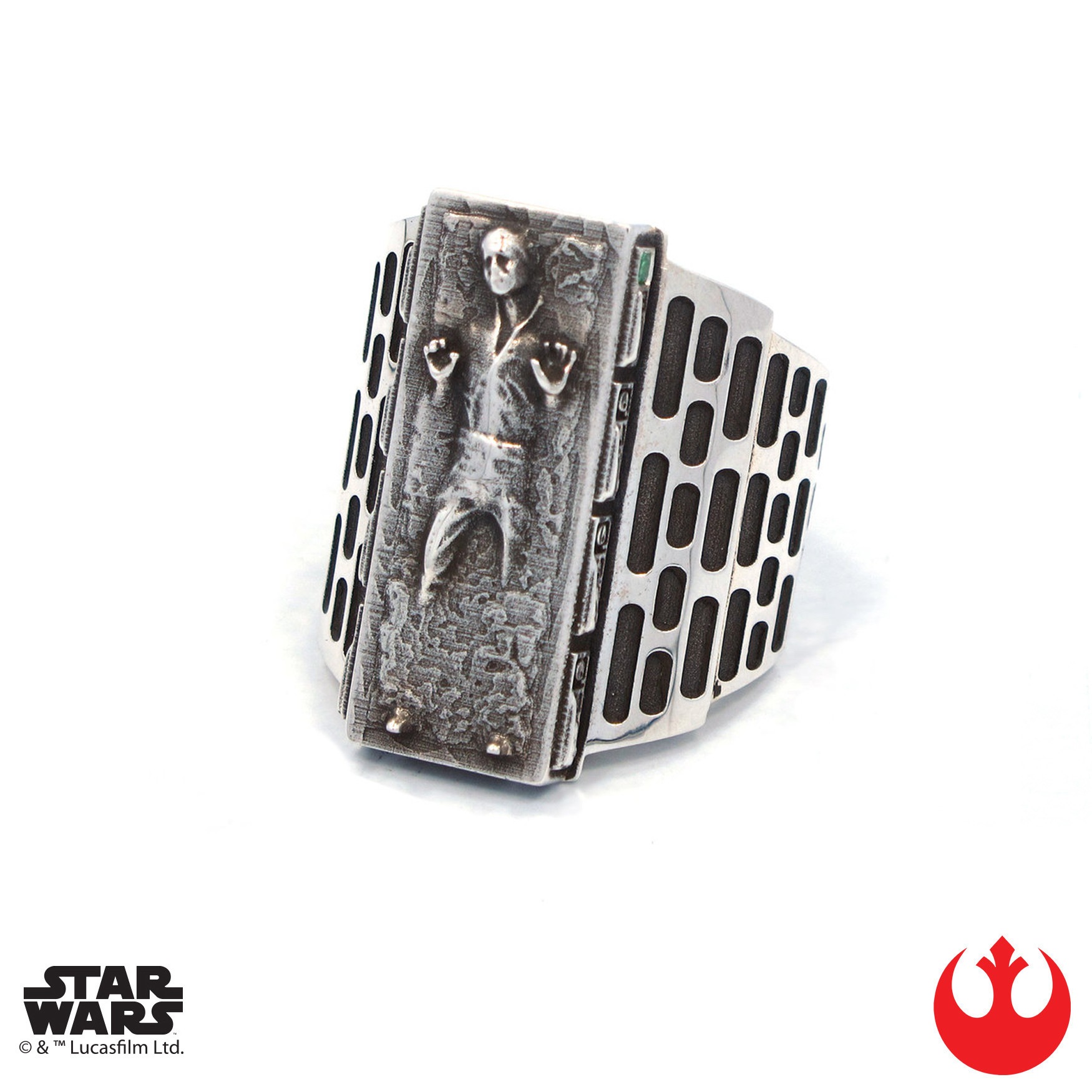 HANCHOLO/ϥ  STAR WARS/HAN CARBONITE RING - PRECIOUS METALS  HCSW252 / STERLING 925