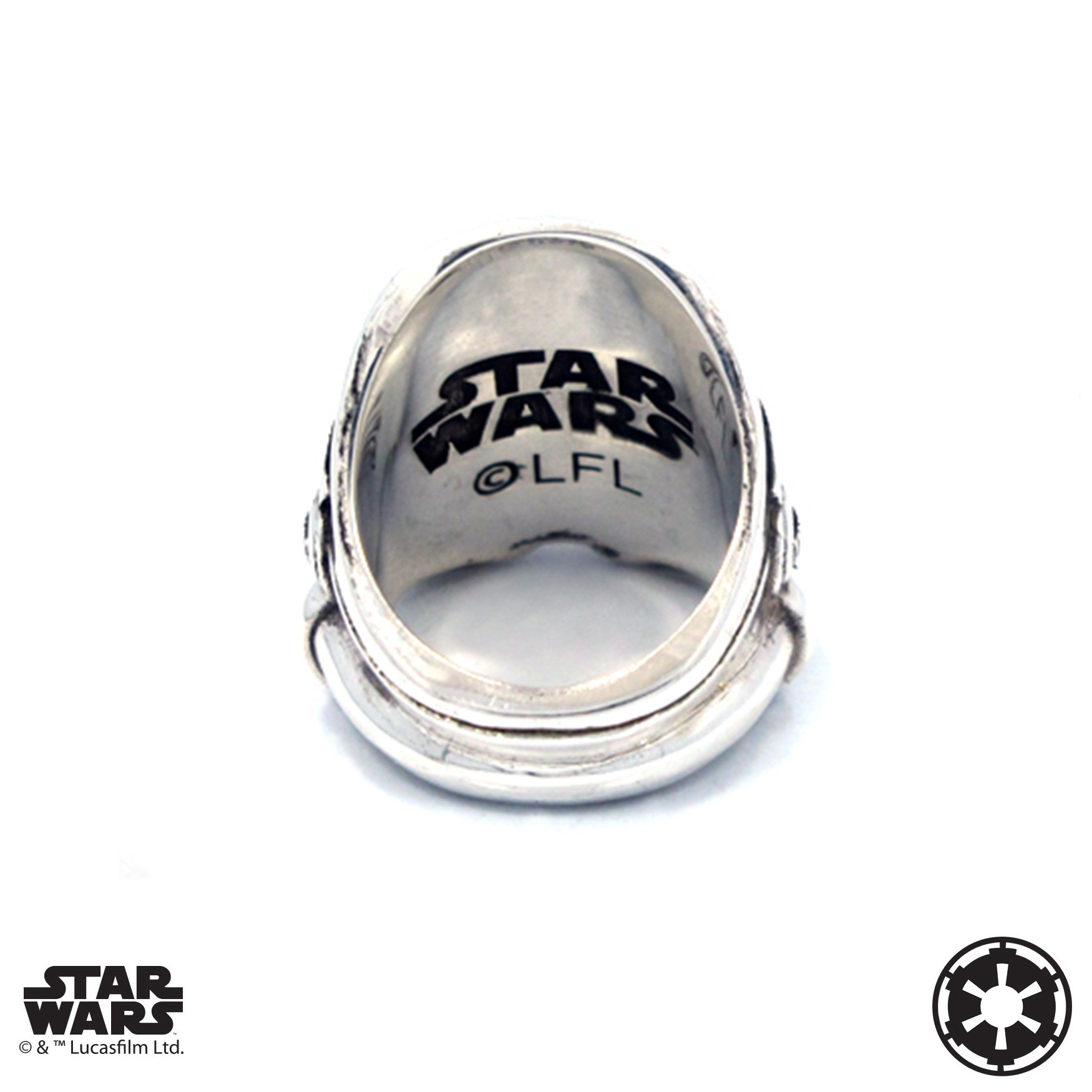 HANCHOLO/ϥ  STAR WARS/STORMTROOPER RING - PRECIOUS METALS  HCSW162 / STERLING 925