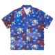 ��PLEASURES/�ץ쥸�㡼����BRENDAN RAYON S/S BUTTON DOWN Ⱦµ����� / PURPLE �ѡ��ץ� ��