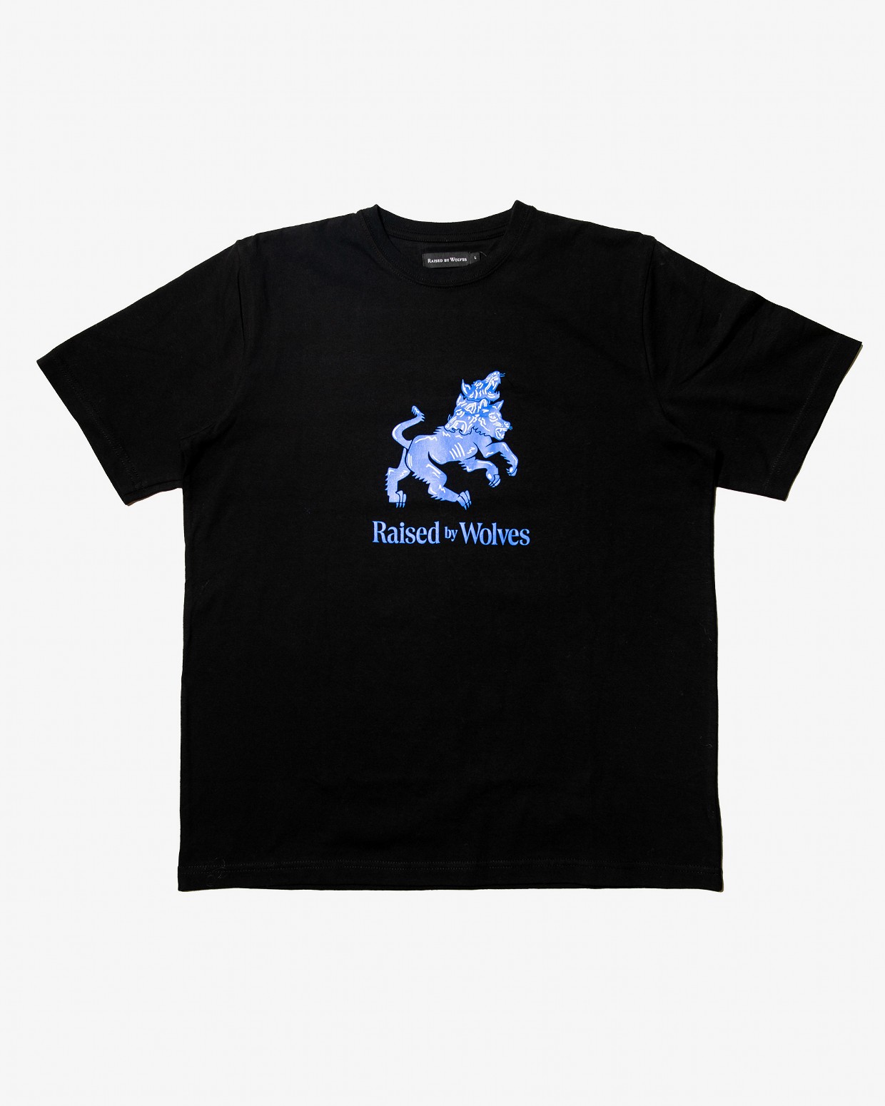 ��RAISED BY WOLVES/�쥤���ɥХ�����֥���CERBERUS TEE T����� / BLACK