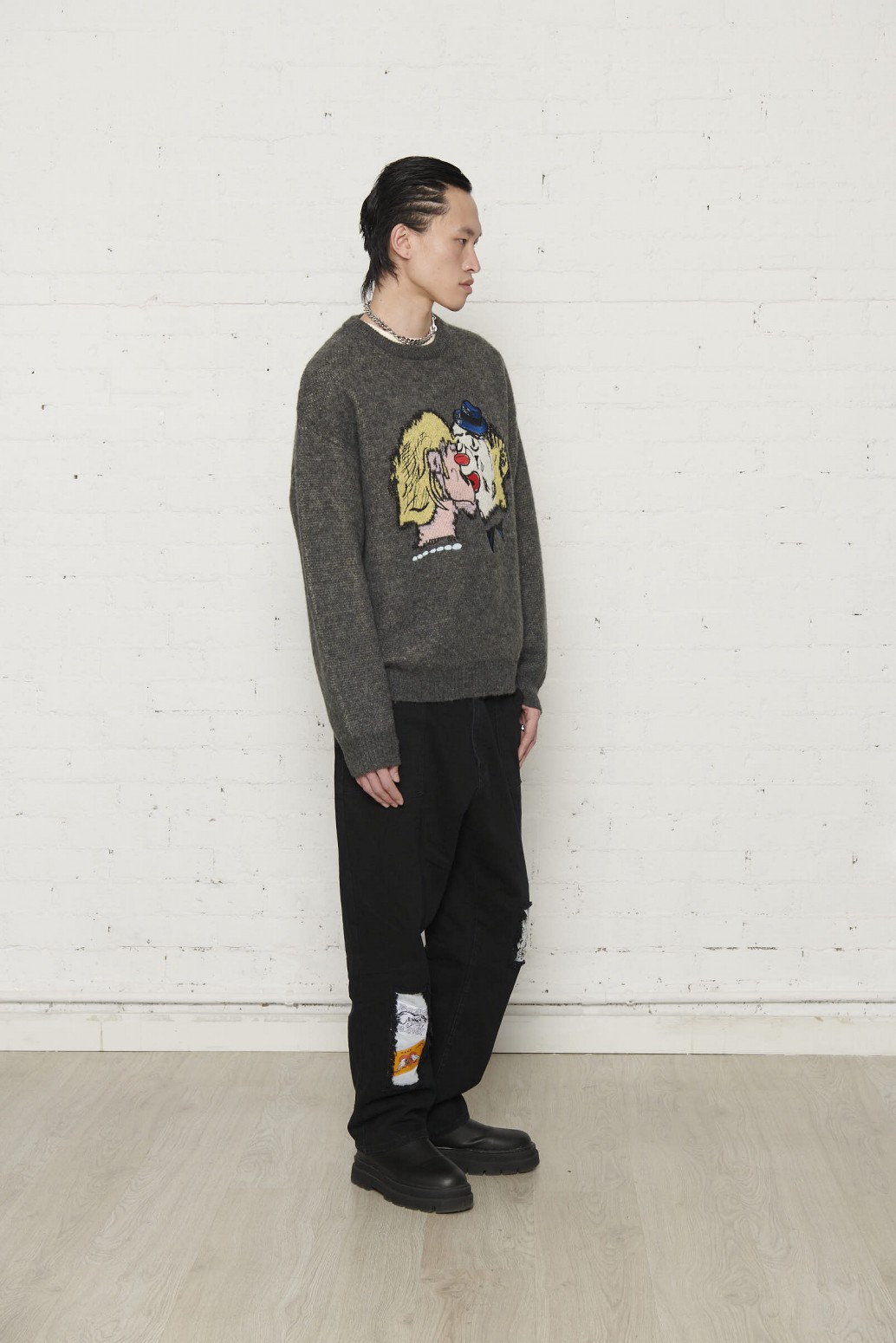 PAS DE MER/ѥɥHARD TIMES JUMPER  / GREY