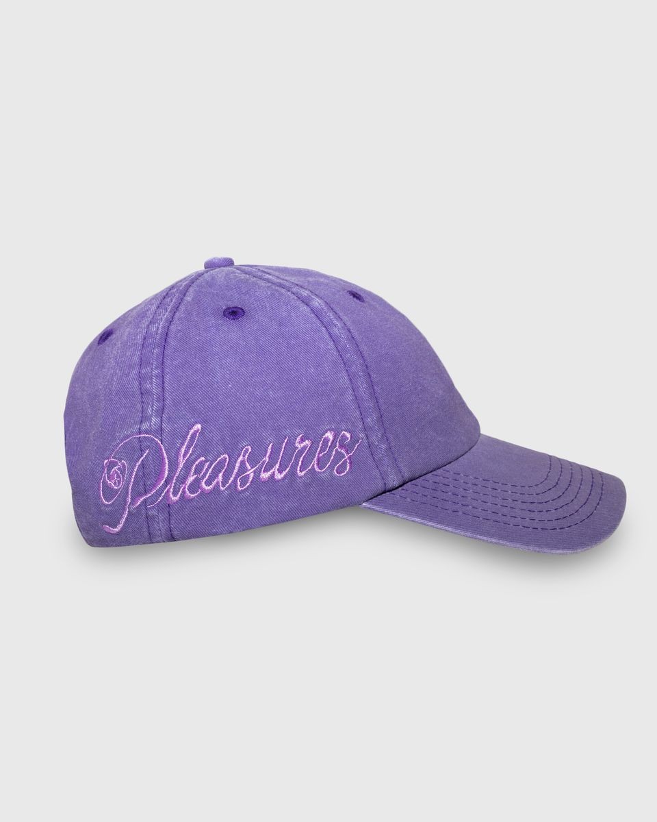 ��PLEASURES/�ץ쥸�㡼����SCRAWL POLO CAP ����å� / EGGPLANT