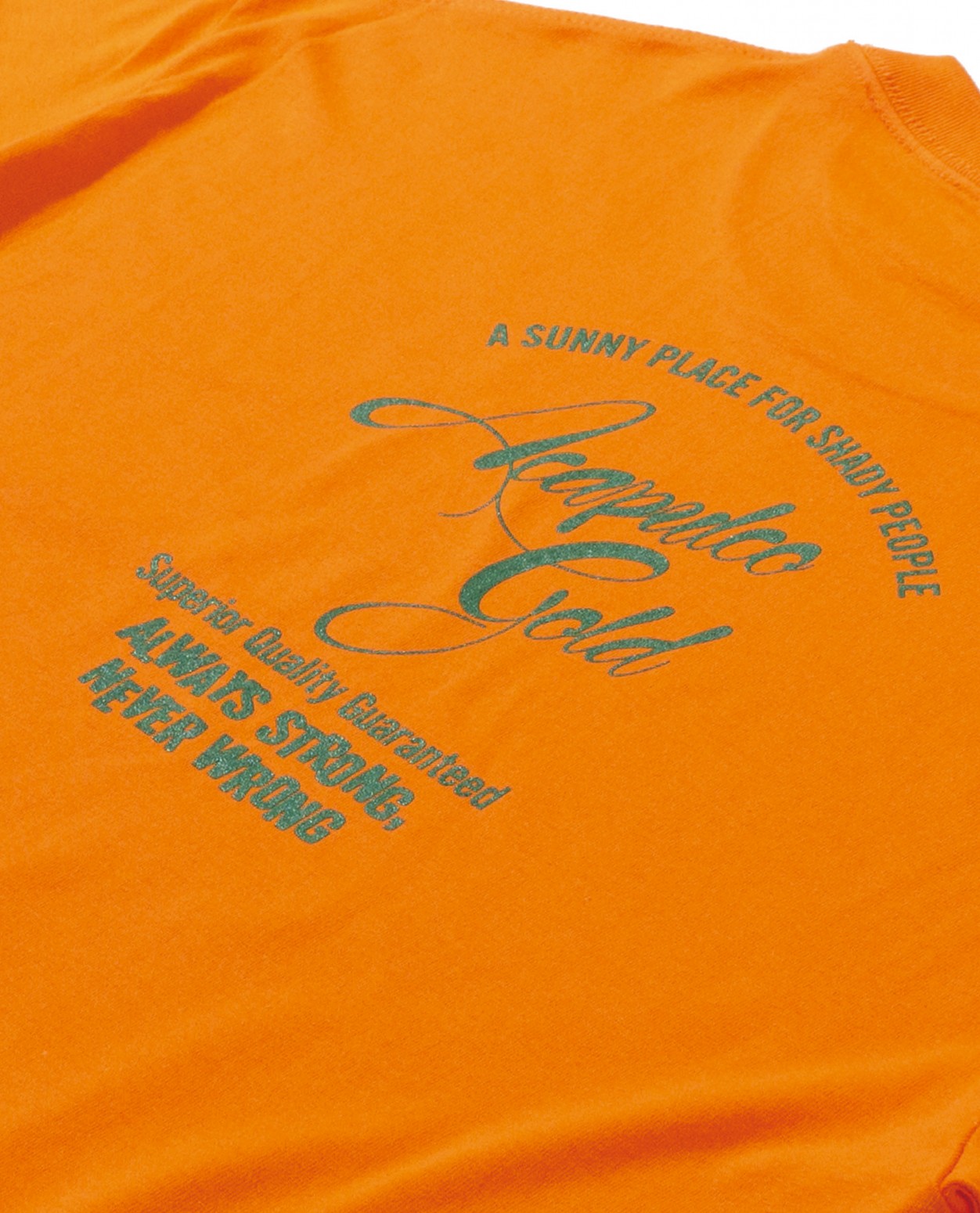 ��ACAPULCO GOLD/�����ץ륳 ������ɡ�GIVE PEACE A CHANCE TEE T����� / ORANGE