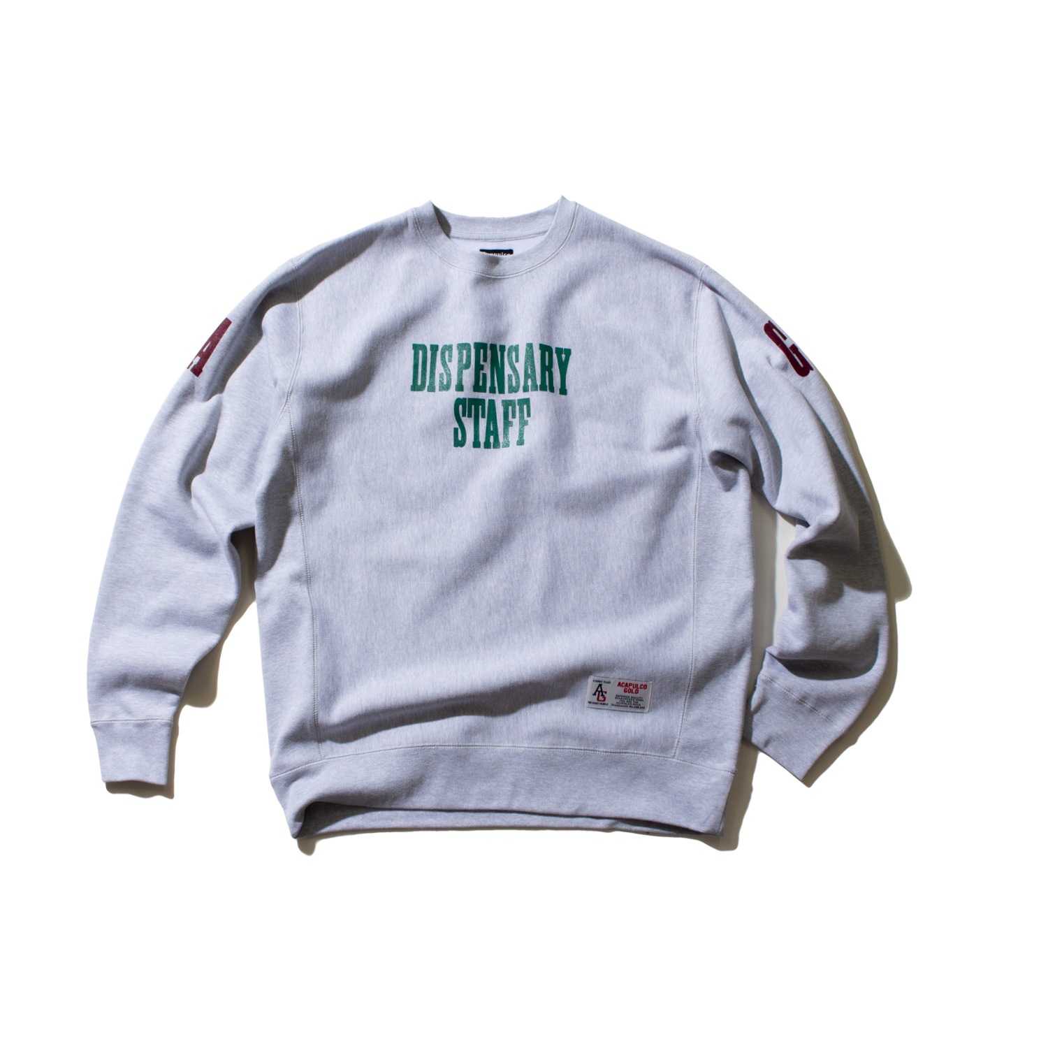 ACAPULCO GOLD/ץ륳 ɡDISPENSARY CREWNECK SWEATSHIRT 롼ͥåå / HEATHER GREY 졼