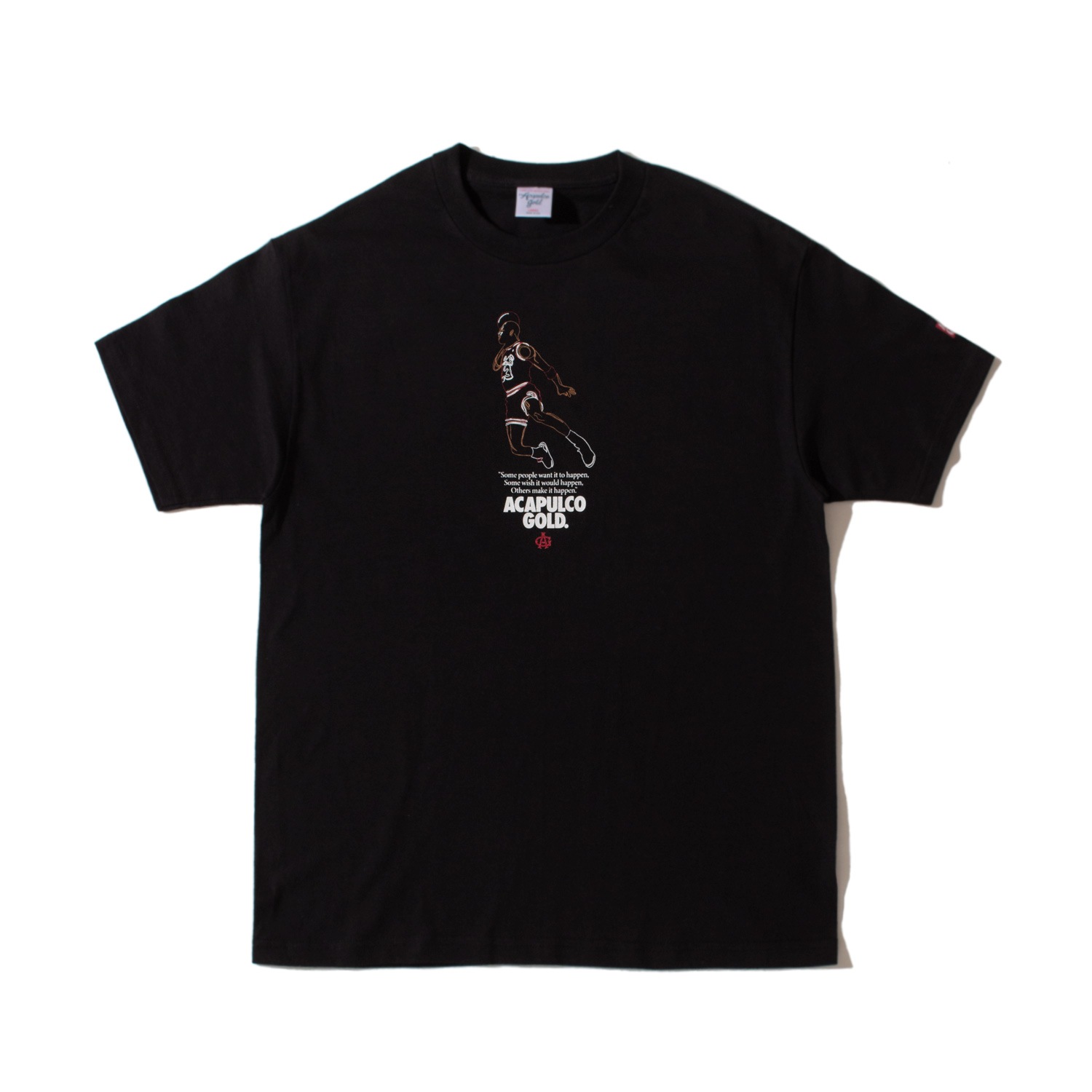 ACAPULCO GOLD/ץ륳 ɡFOLLOW THE LEADER TEE T / BLACK/RED