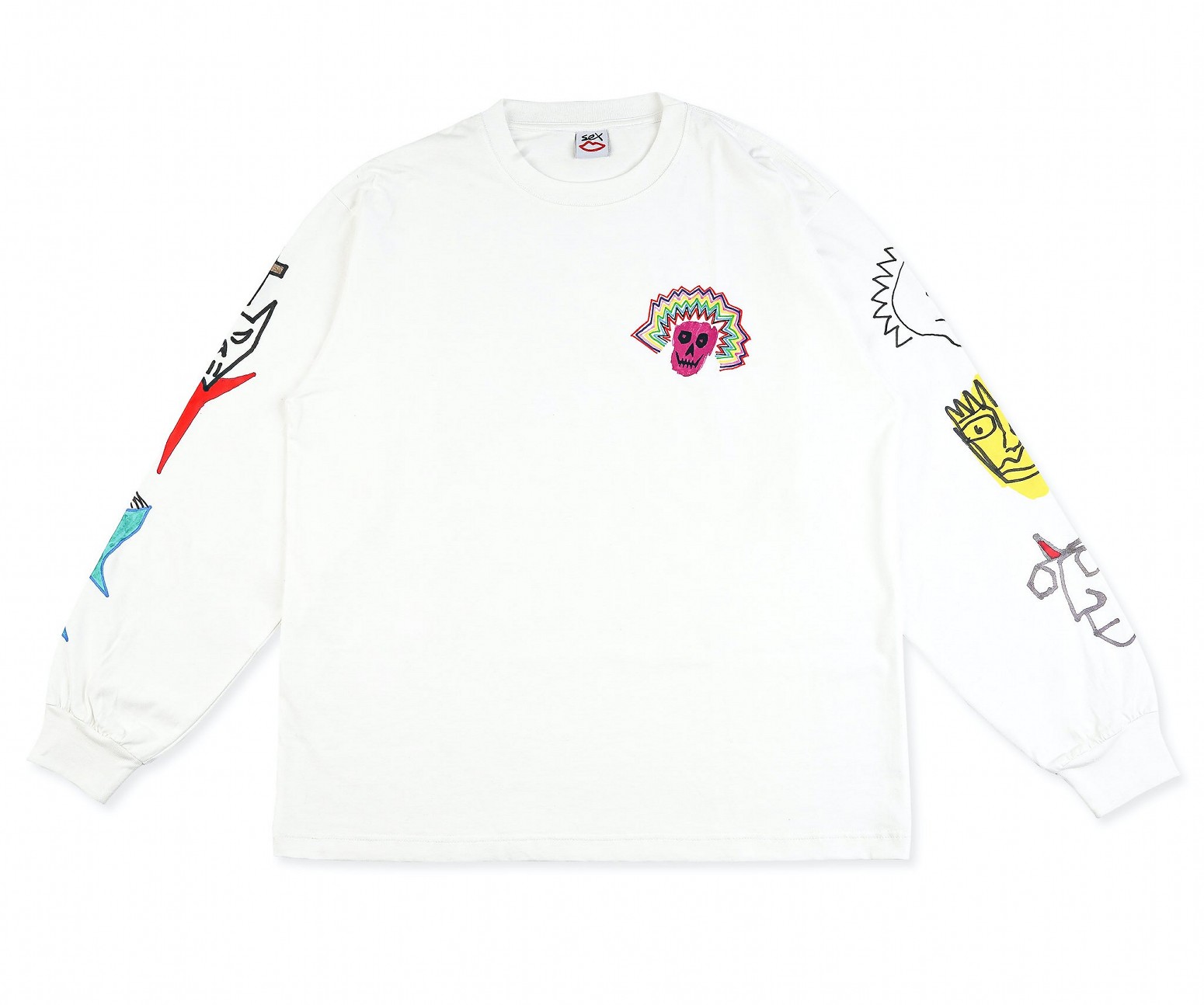 SEX SKATEBOARDS/åȥܡɡRAINBOW JAZZ ĹµT / WHITE