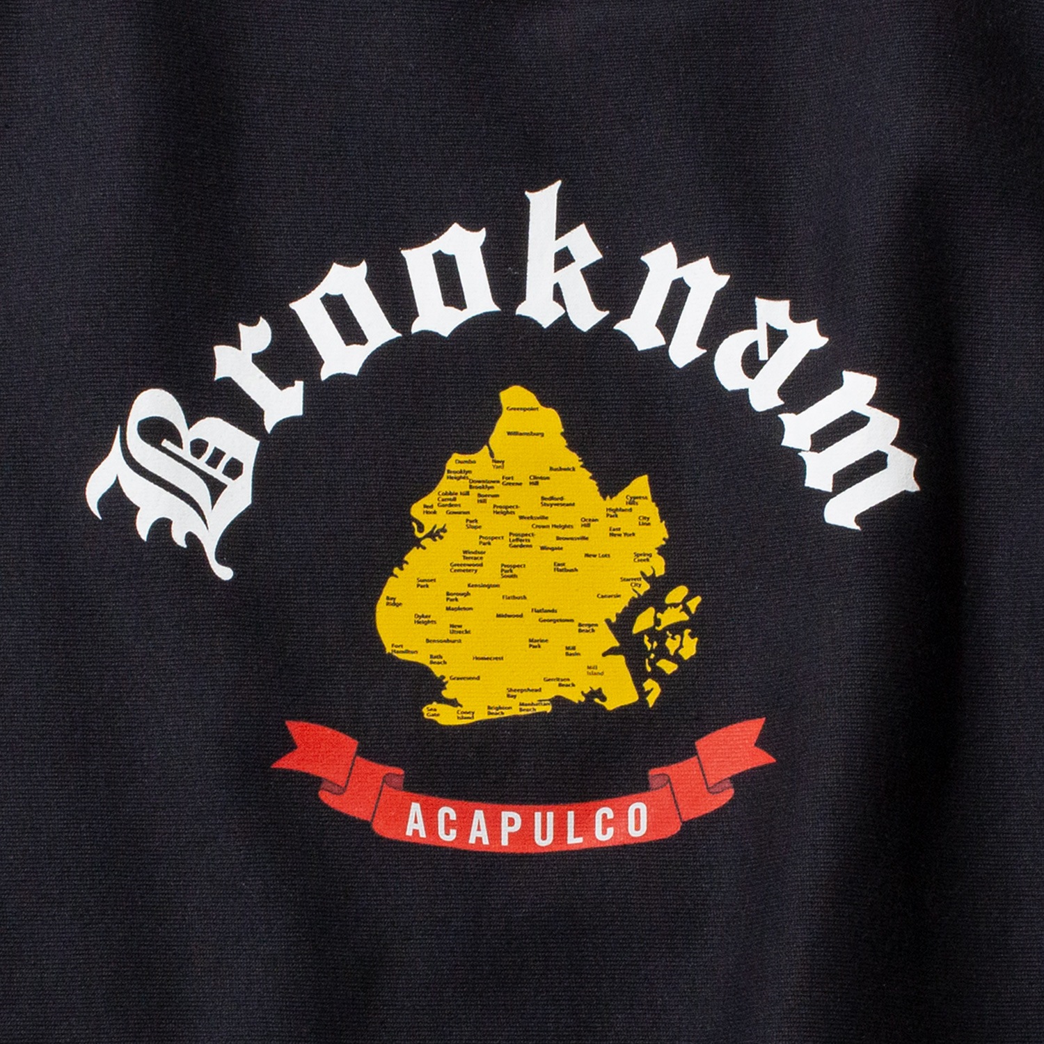 ��ACAPULCO GOLD/�����ץ륳 ������ɡ�BROOKNAM CREWNECK SWEATSHIRT ���롼�ͥå��������å� / BLACK �֥�å�