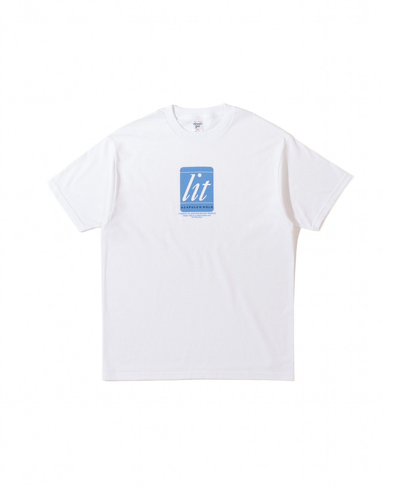 ��ACAPULCO GOLD/�����ץ륳 ������ɡ�LIT UP TEE T����� / WHITE