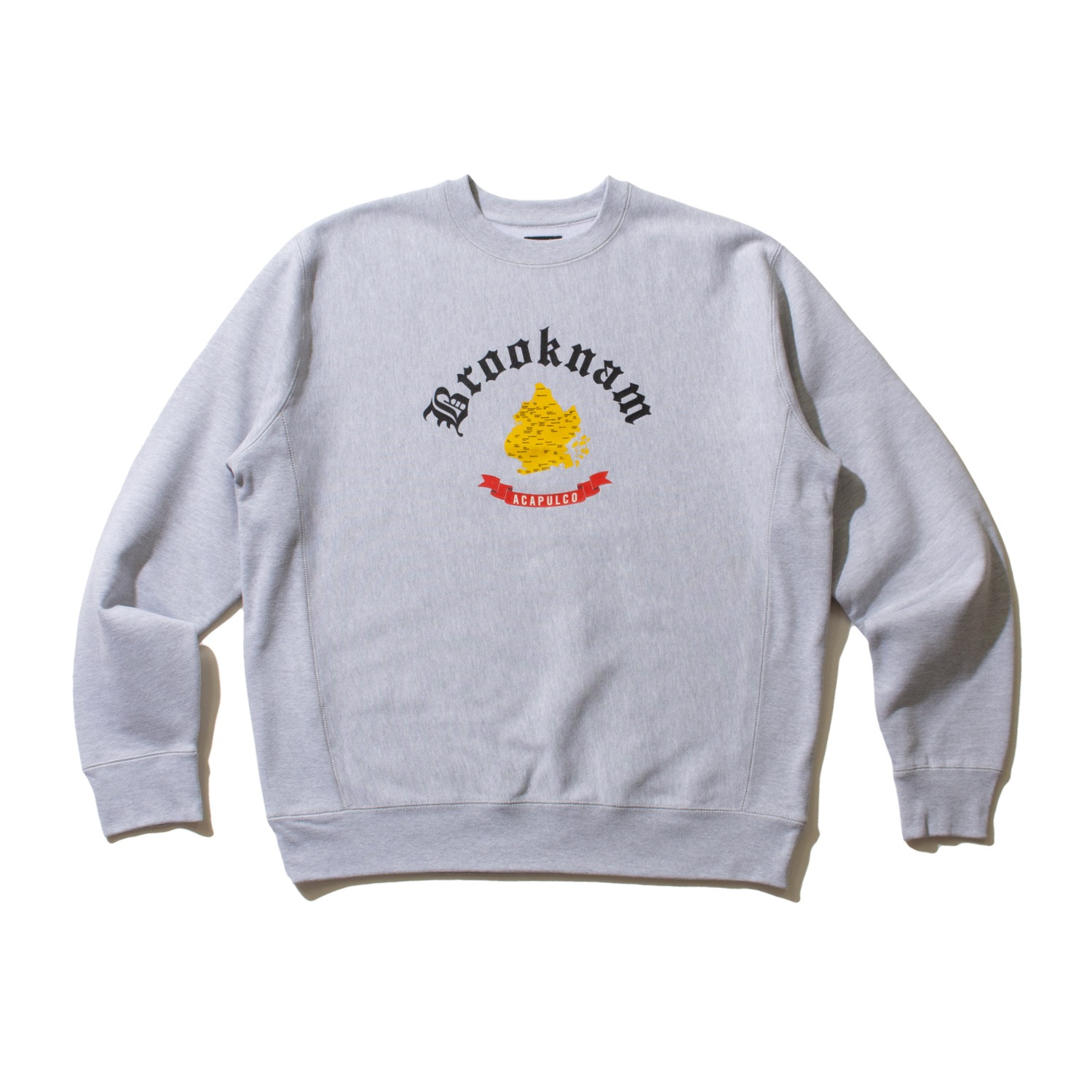 ��ACAPULCO GOLD/�����ץ륳 ������ɡ�BROOKNAM CREWNECK SWEATSHIRT ���롼�ͥå��������å� / HEATHER GREY ���졼