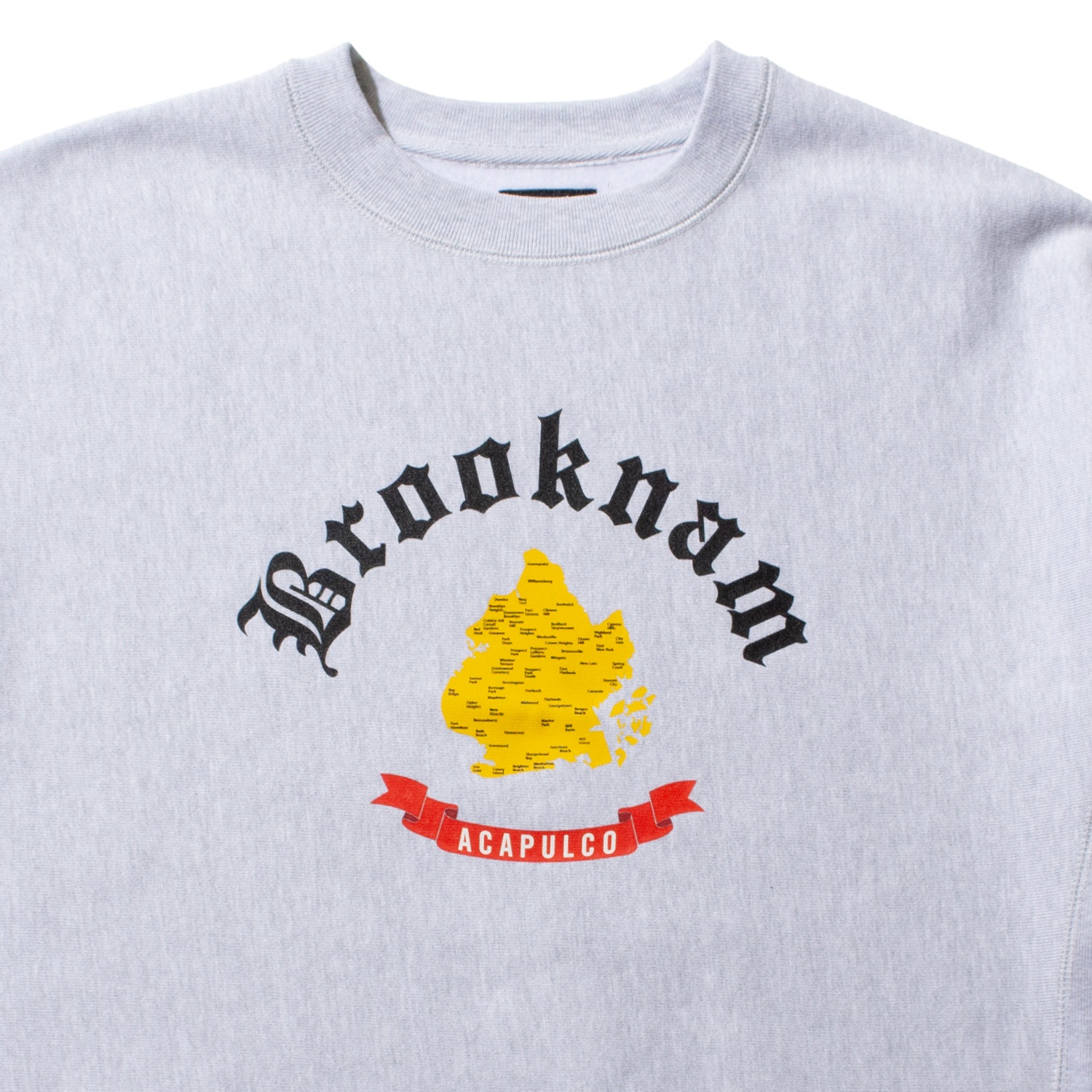 ��ACAPULCO GOLD/�����ץ륳 ������ɡ�BROOKNAM CREWNECK SWEATSHIRT ���롼�ͥå��������å� / HEATHER GREY ���졼