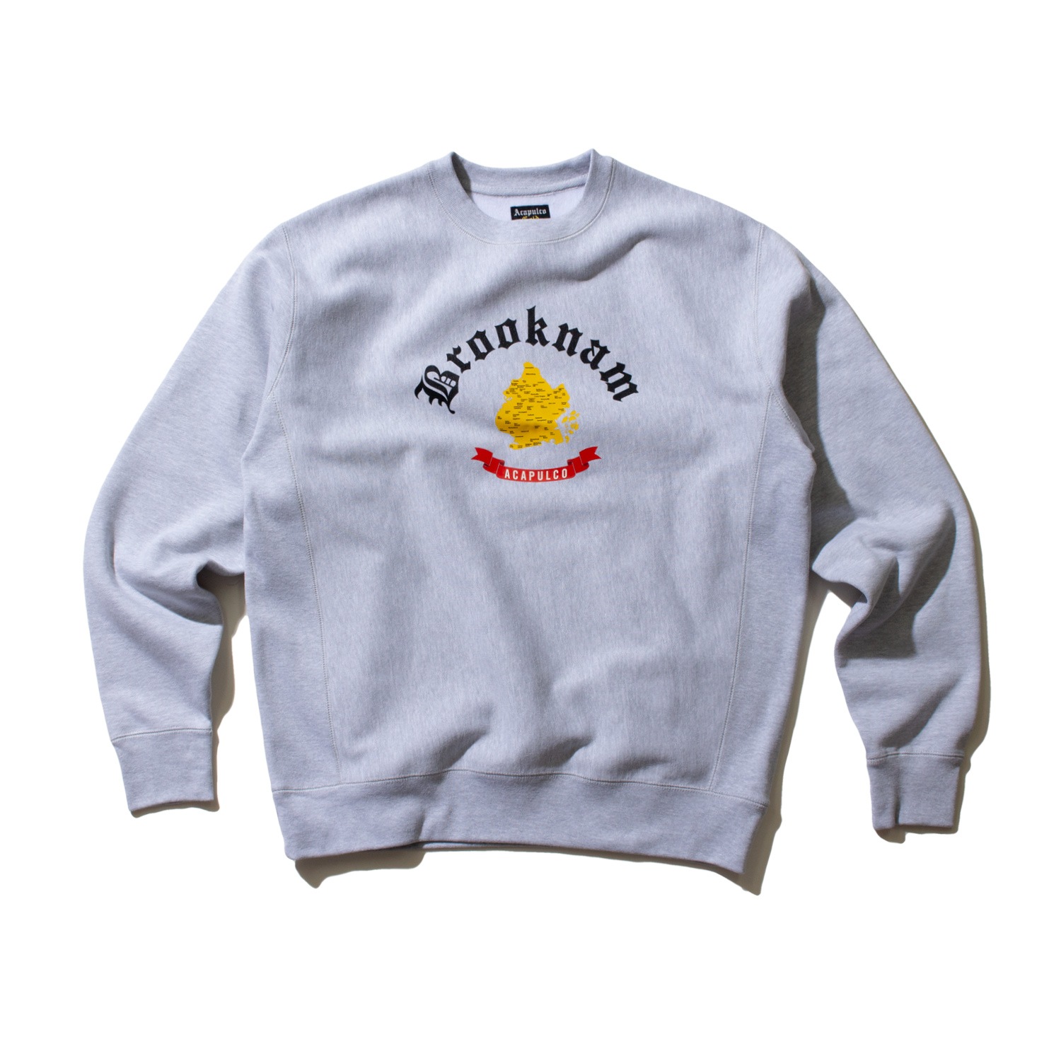 ��ACAPULCO GOLD/�����ץ륳 ������ɡ�BROOKNAM CREWNECK SWEATSHIRT ���롼�ͥå��������å� / HEATHER GREY ���졼
