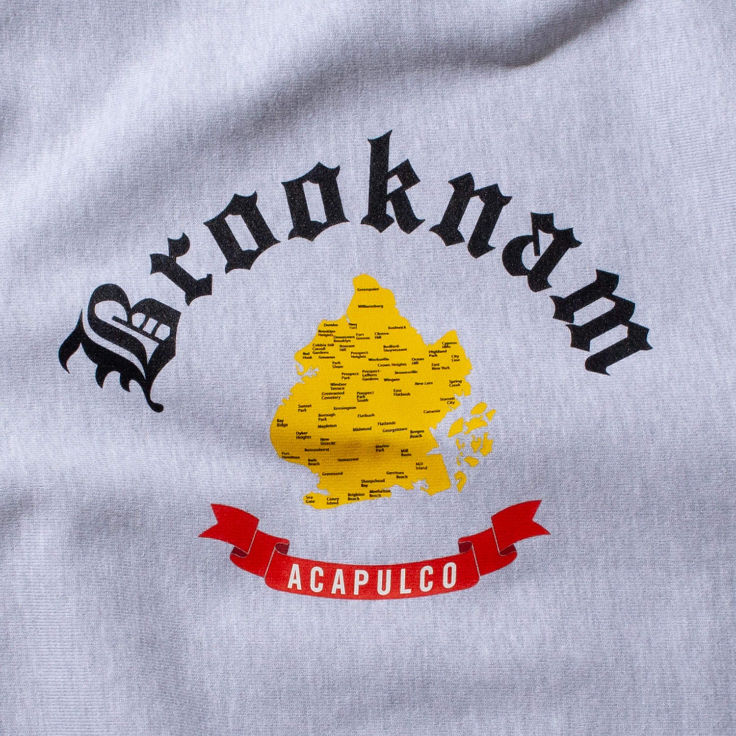 ��ACAPULCO GOLD/�����ץ륳 ������ɡ�BROOKNAM CREWNECK SWEATSHIRT ���롼�ͥå��������å� / HEATHER GREY ���졼
