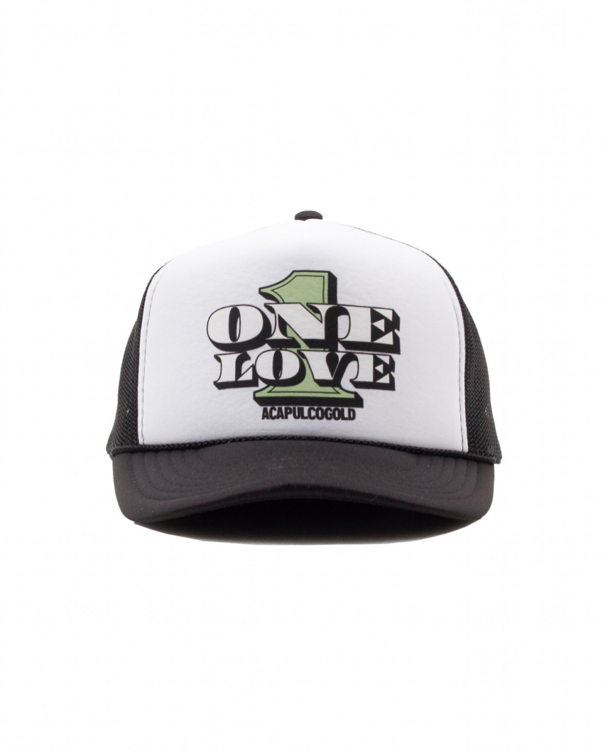 ��ACAPULCO GOLD/�����ץ륳 ������ɡ�ONE LOVE TRUCKER CAP ����å� / BLACK/WHITE