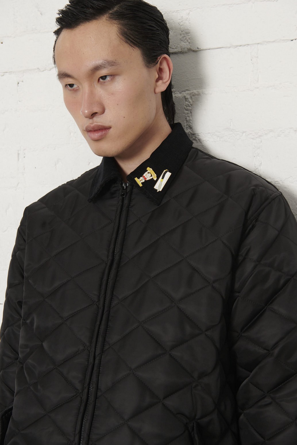 PAS DE MER/ѥɥLOGO JACKET 㥱å / BLACK